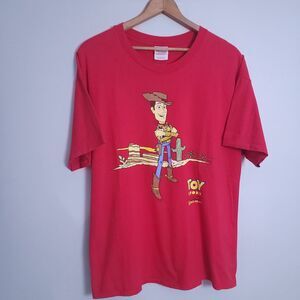 Vintage TOY STORY Woody Disney World On Ice Graphic T-Shirt XL